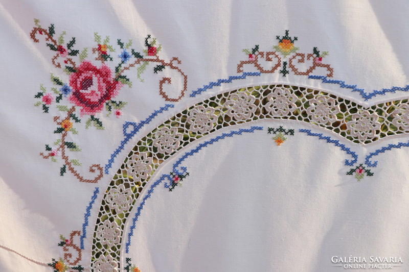 Crochet tablecloth
