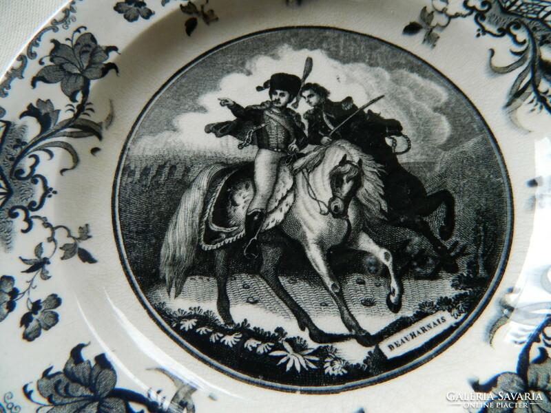 Museum decorative plate, Eugène Rose de Beauharnais, Napoleon's adopted son, collectors