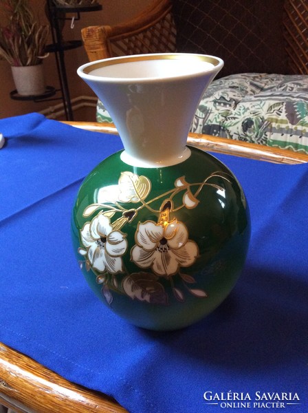 Handmade German porcelain vase