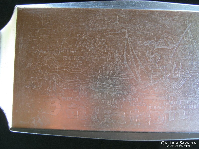 Balaton memorial metal tray