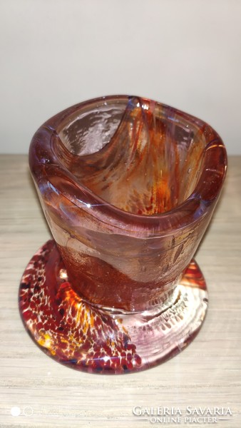 Murano glass craftsman vase
