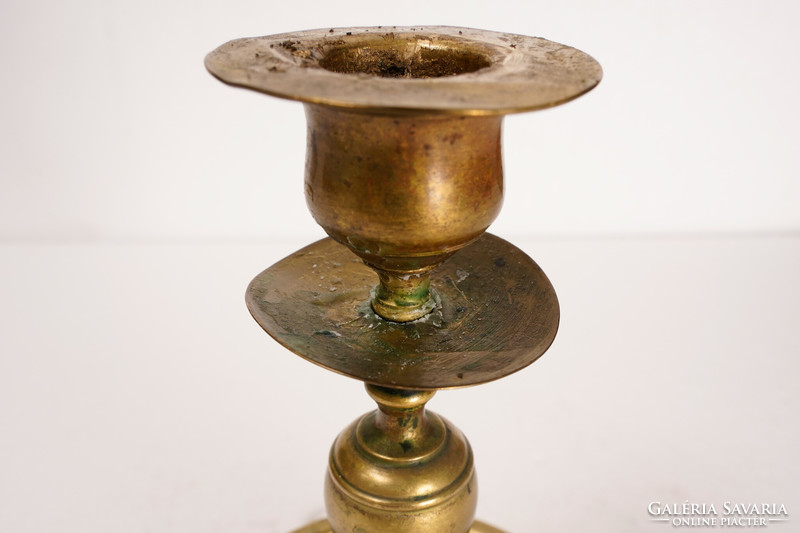 Antique bronze candlestick