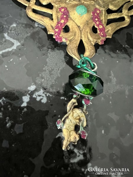 Art Nouveau necklace, putt necklaces