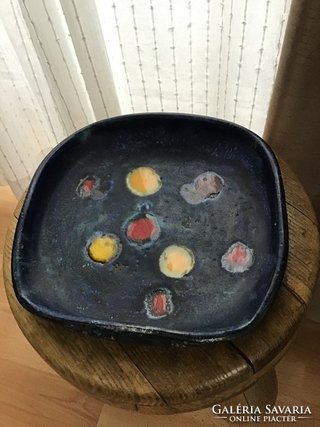 Old handmade ceramic tableware