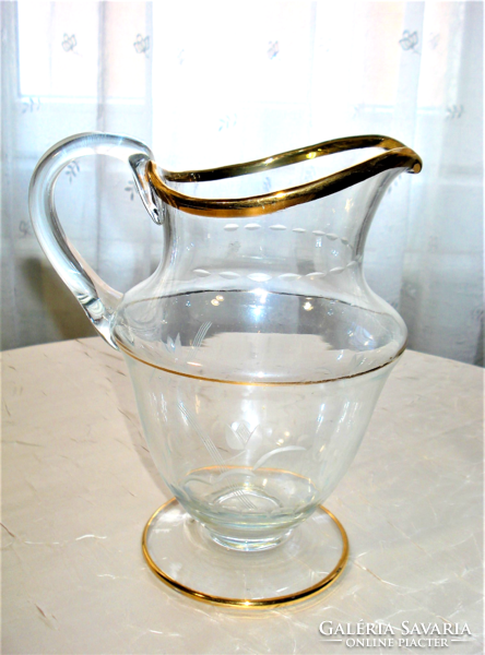 Special blown glass water jug