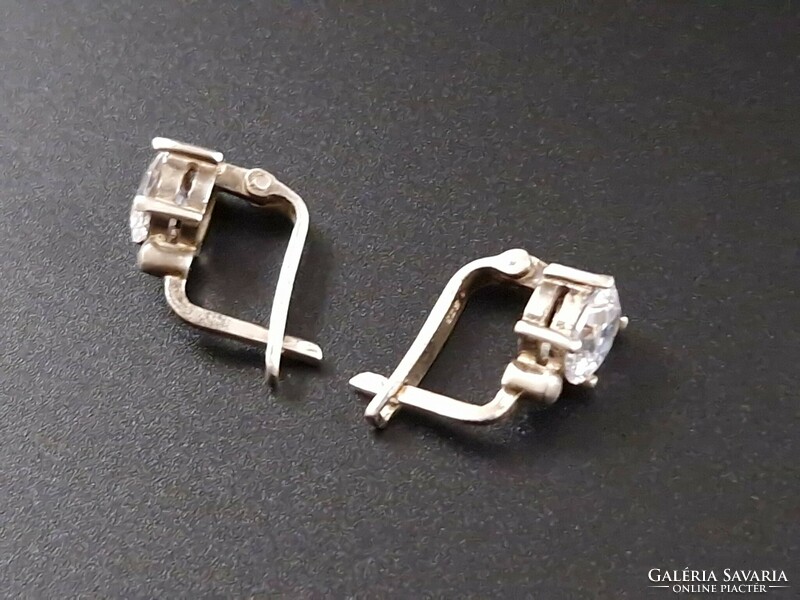 Art deco 925 silver earrings