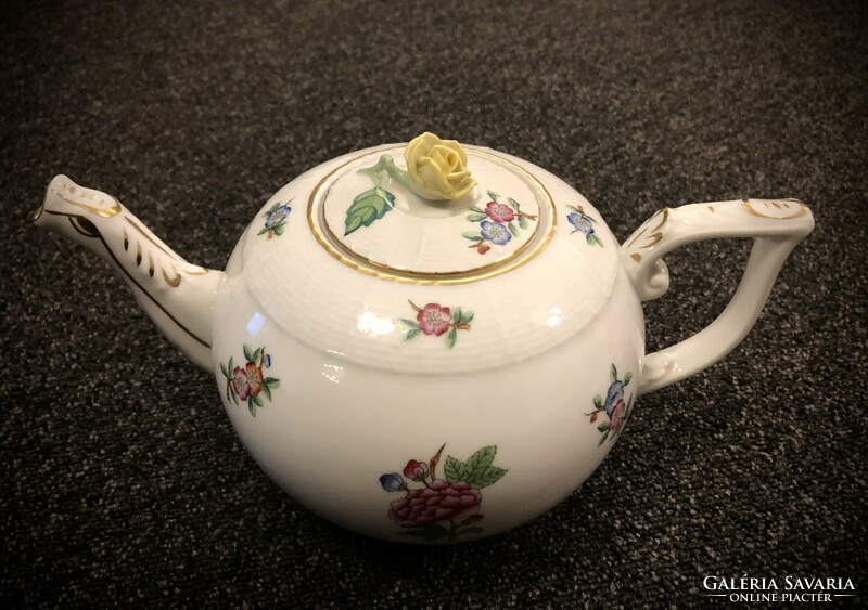 Old Herend tea set with Eton pattern!
