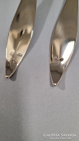 2 antique lat silver spoons 112.53g