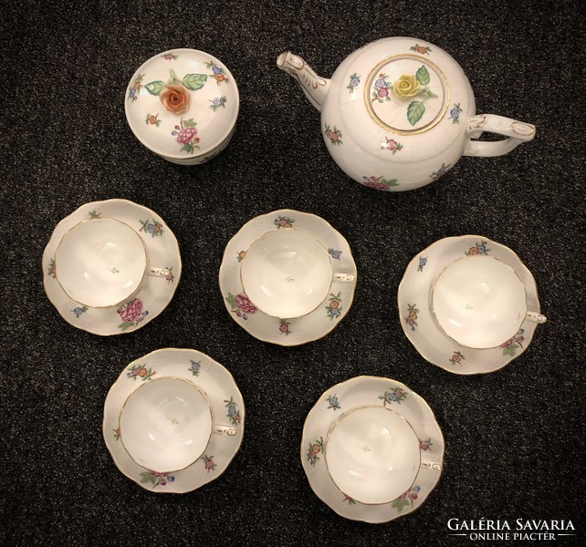 Old Herend tea set with Eton pattern!