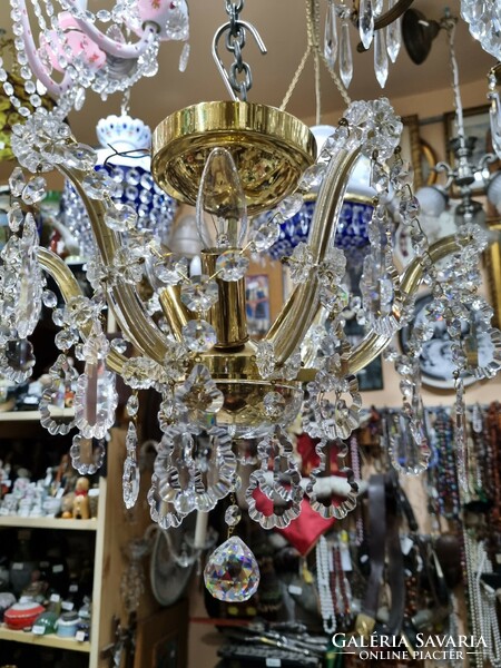 Czechoslovakian crystal chandelier