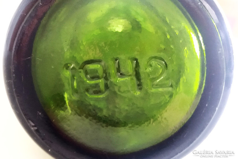 Temesvári sörösüveg 1942 Fabrica de bere Timisoara zöld sörös palack