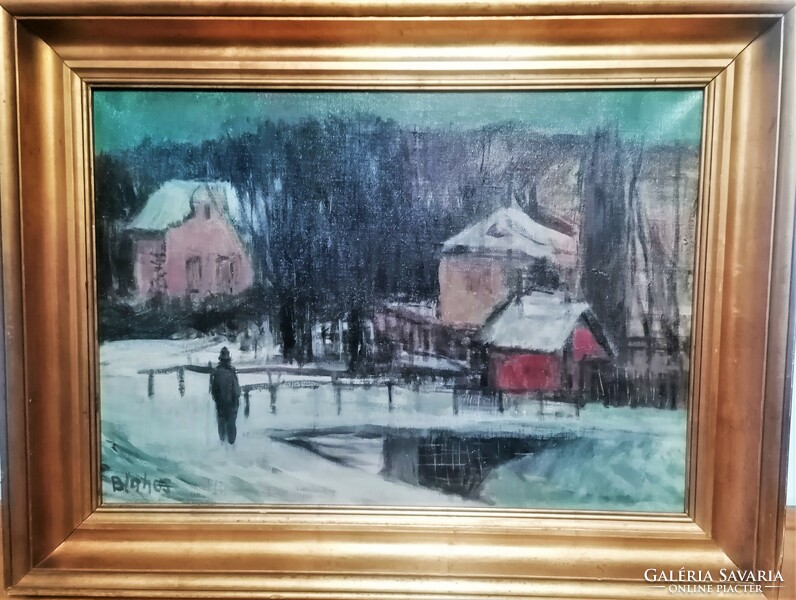 Rudolf Blahos: snowy landscape