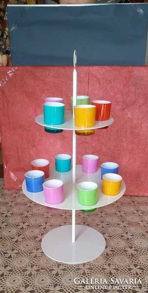 Multi-story candle holder is also good for outdoor use, made of metal and glass, recommend!