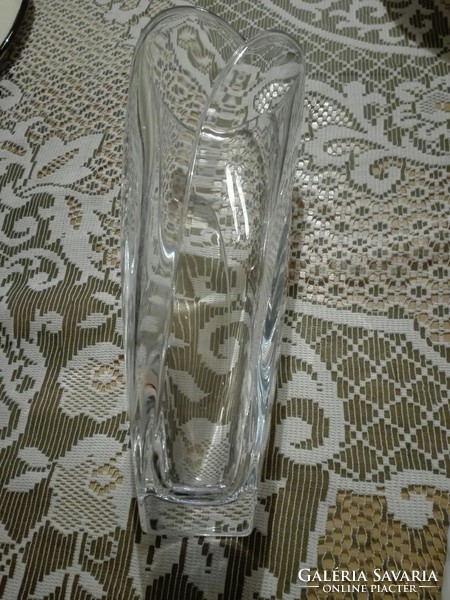 25 X11 cm simply elegant! Exceptionally beautiful glass vase xx