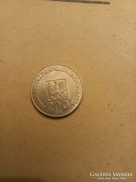 1974 200 zloty silver
