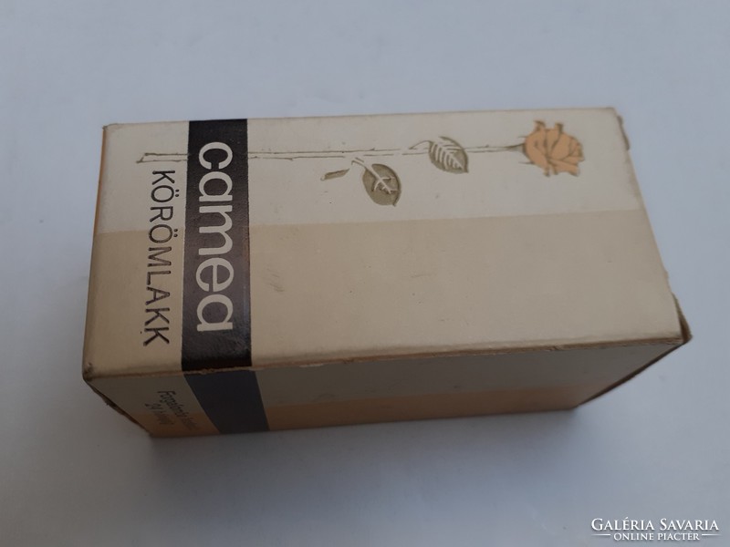 Retro khv camea nail polish old box paper box