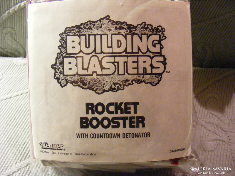 Retro kenner 1989 building blasters rocket booster rocket launcher game