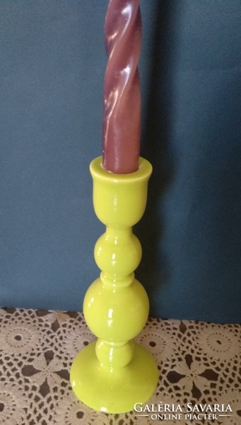 Candle holder succulent pear-colored porcelain, recommend!