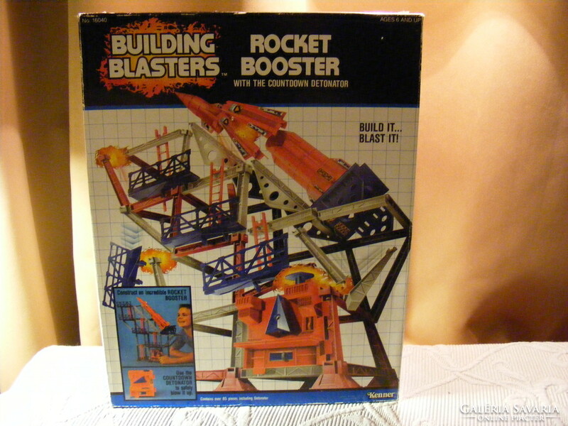 Retro Kenner 1989  Building Blasters Rocket Booster rakétakilövő játék