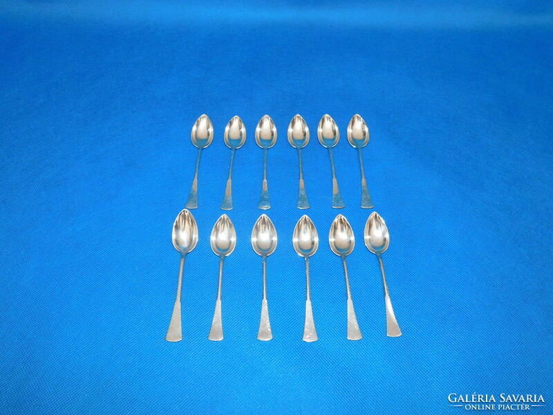 Silver set of 12 coffee spoons 213 gr 11.5 Cm