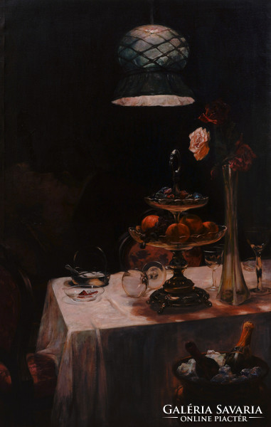 Cséley József (1868-1930): Asztali csendélet
