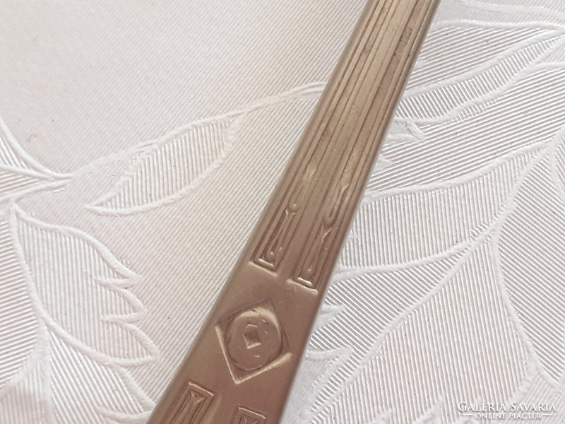 Old Art Nouveau flower fork metal fork cutlery 1 pc