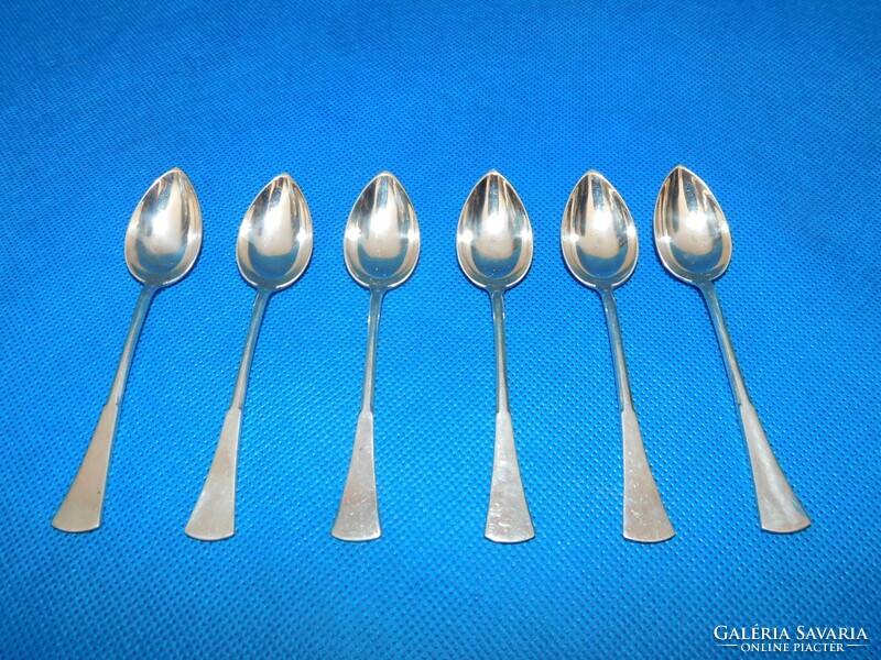 Silver set of 6 coffee spoons 110 gr 11.5 Cm