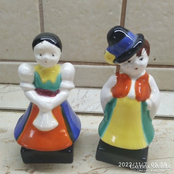 Ceramic figure statue, boy, girl for sale!