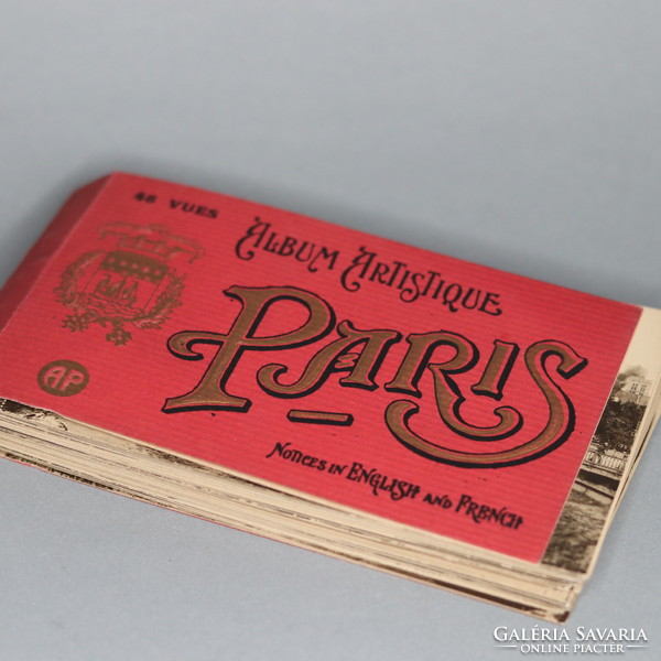 1920 Párizs 38 db régi képeslap / üres