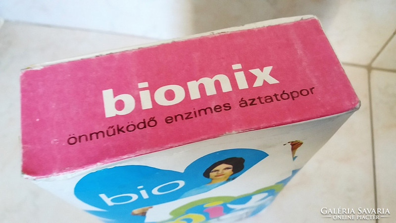 Retro washing powder biomix soaking powder old box