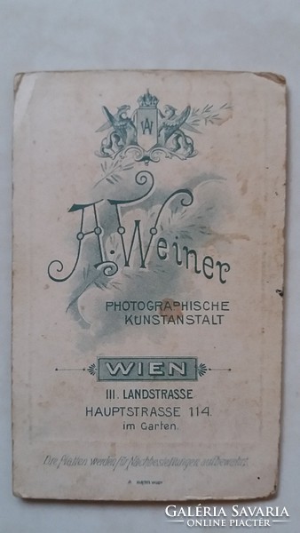 Antique male photo adolf weiner photographer vienna vienna old photo