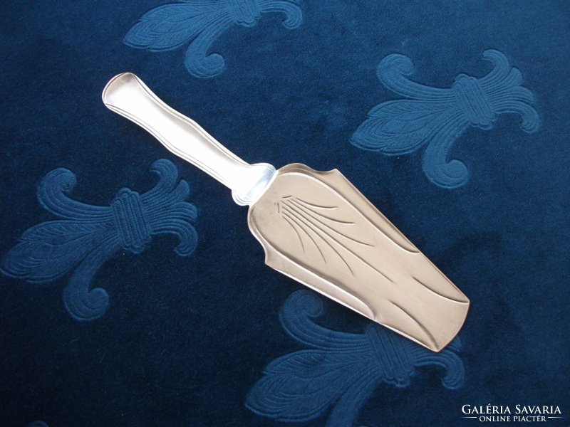 Bidermaier plant pattern silver-plated cake spatula 22 cm
