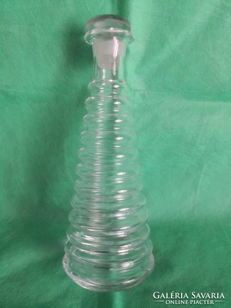 Art deco üveg butélia, váza