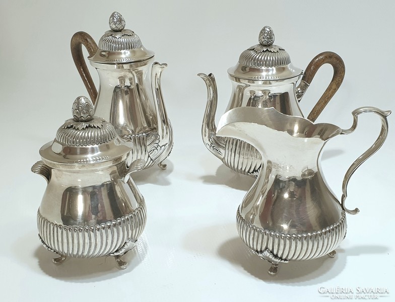 Silver (833) coffee set, coffee set, with tray