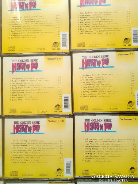 History of pop factory cd series collection 50's 60's classic pop rock music group 21 pieces