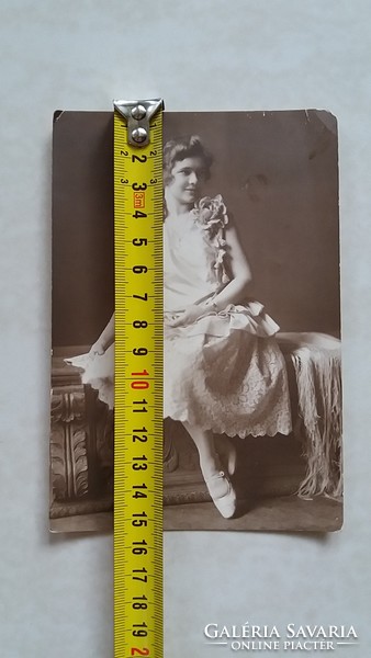 Régi fotó vintage női fénykép hölgy 1930 körül