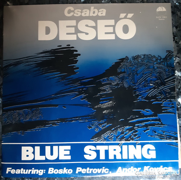 Csaba Deseő: blue string jazz lp vinyl record vinyl - rare!