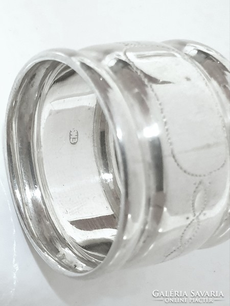 Ezüst ( 6 db) szalvétagyűrű