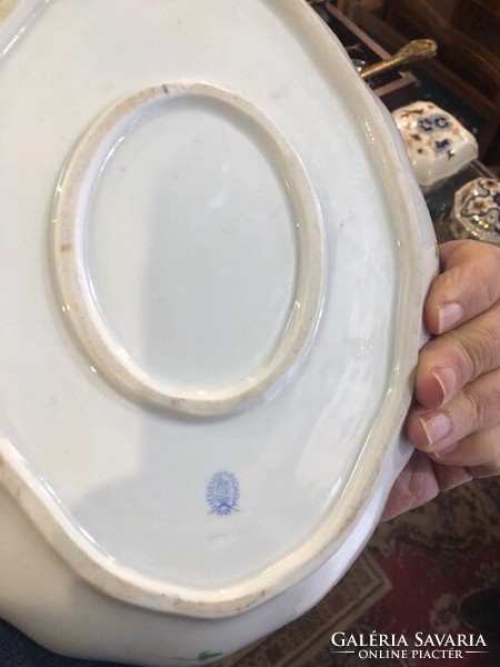 Herend porcelain bowl, 22 cm, flawless, as a gift.