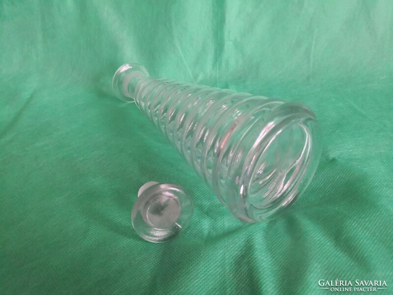 Art deco glass bottle, vase