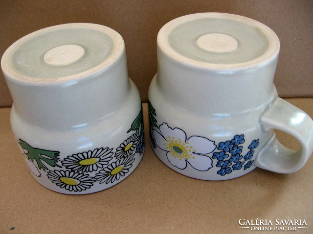 Rosenthal studio linie mug paired with forget-me-not, daisies