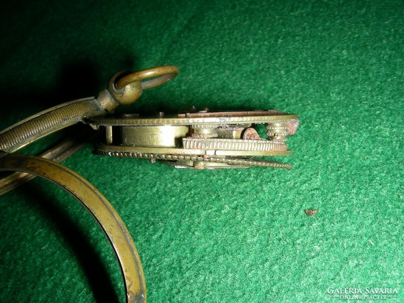 Antique spindle pocket watch mechanism parts/repair