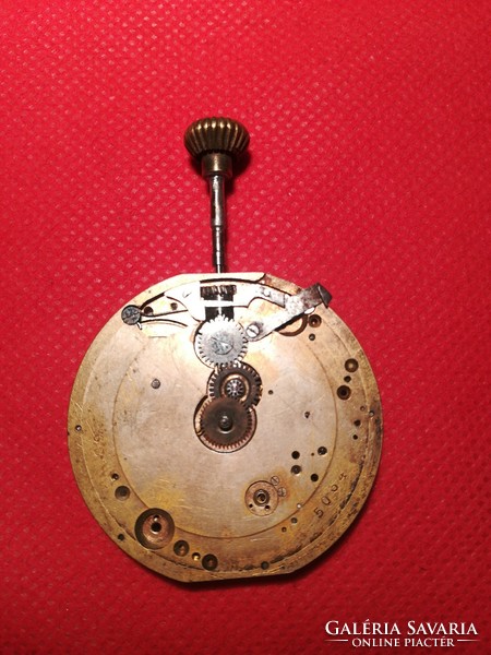 Yellow pocket watch mechanism