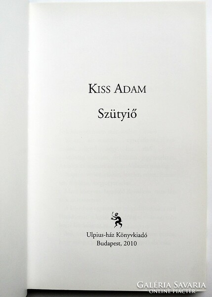 Kiss Adam: Szütyiő