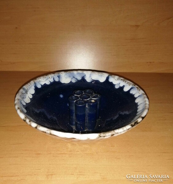 Retro Hódmezővásárhelyi kerámia ikebana váza (22/d)