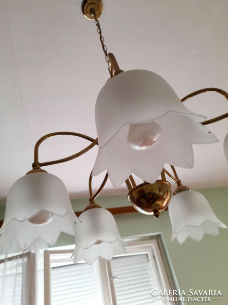 5-branch retro chandelier ceiling lamp