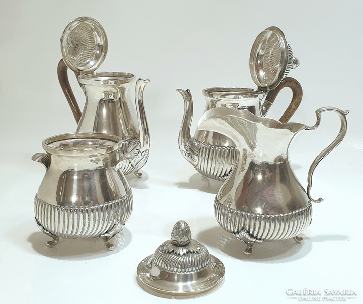 Silver (833) coffee set, coffee set, with tray