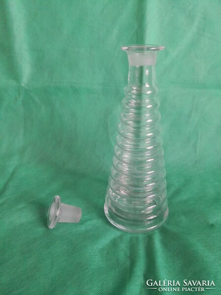 Art deco glass bottle, vase