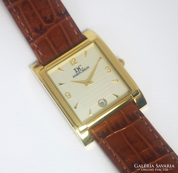 Dorochron elegant quartz watch! New, with tiktakwatch service card, warranty!