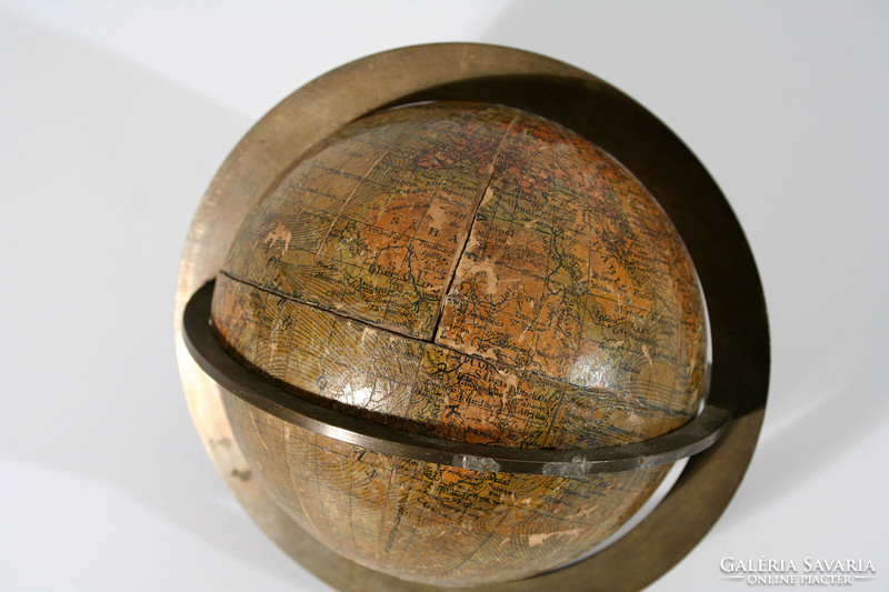 Ludwig julius heymann globe berlin 19th century | antique globe globe forest globe